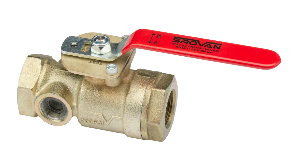 Cast Iron Test Drain Valve